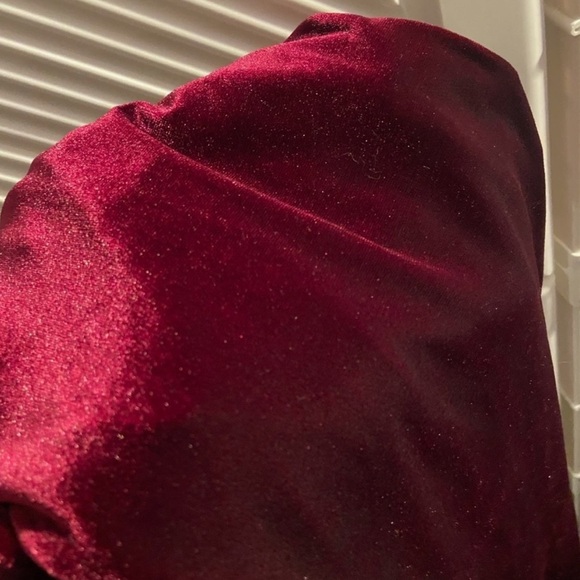 SHORT LENGTH Hip Hugger Velvet Bell Bottoms - Low Rise Boho Hippie Flares Pants - Picture 6 of 8